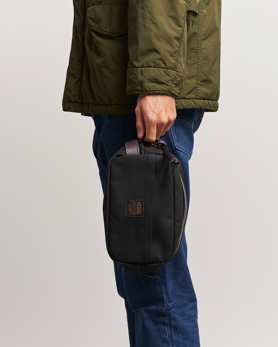 Herre | Vesker | Filson | Rugged Twill Travel Kit Black