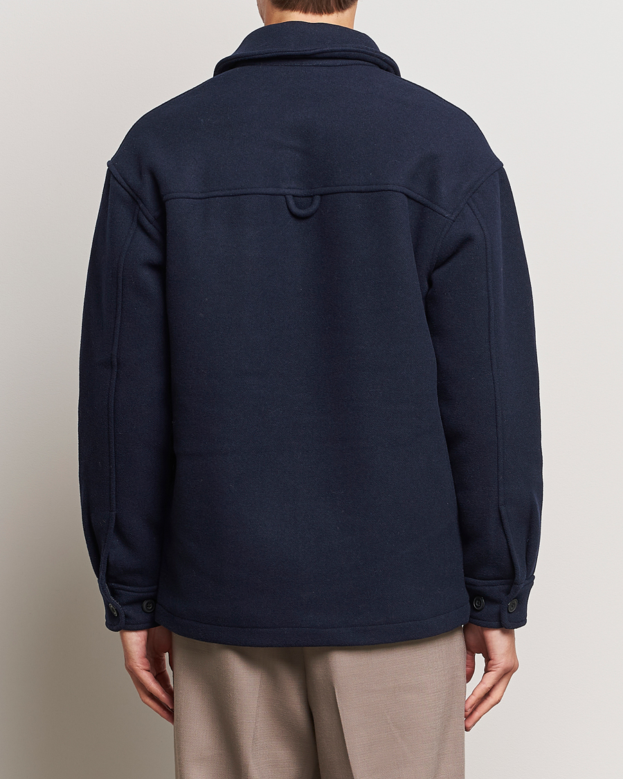 Herre | Jakker | Samsøe Samsøe | Pally Padded Shirt Jacket Salute Navy