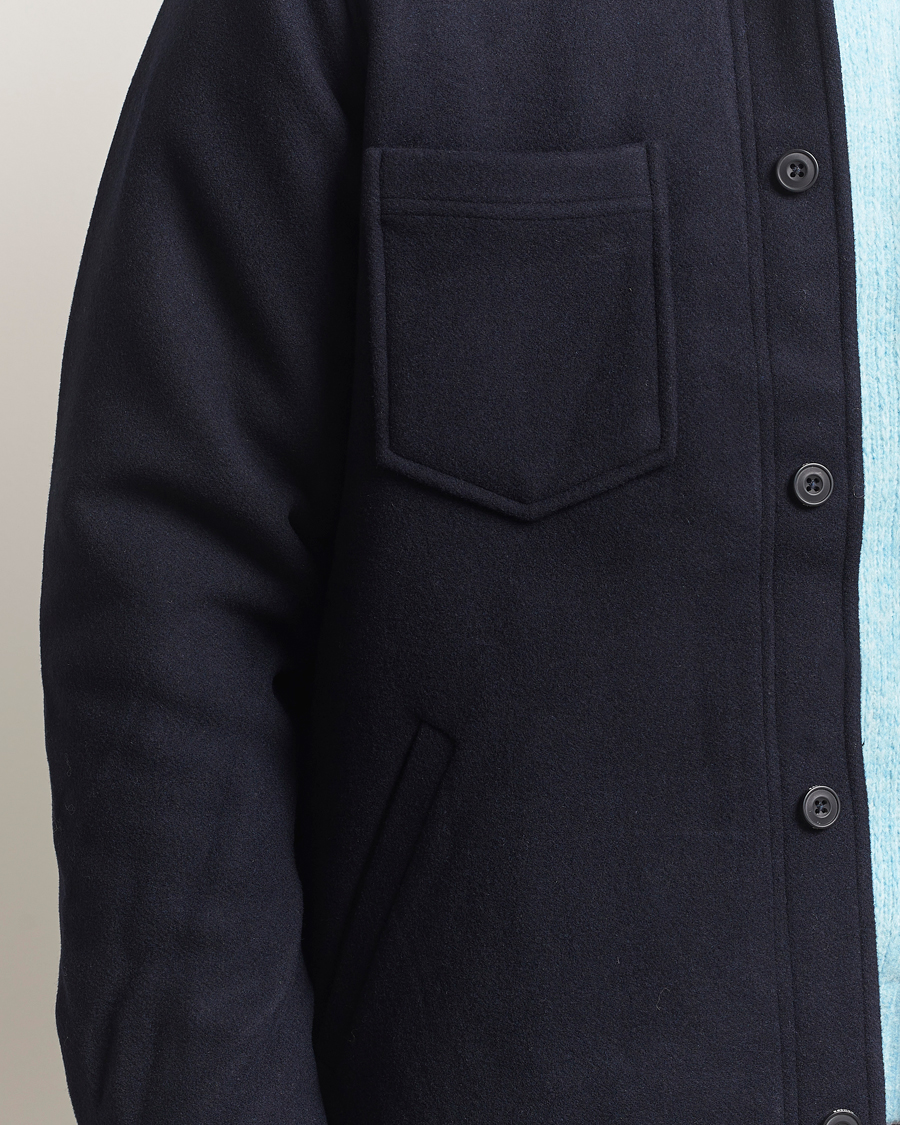 Herre | Jakker | Samsøe Samsøe | Pally Padded Shirt Jacket Salute Navy