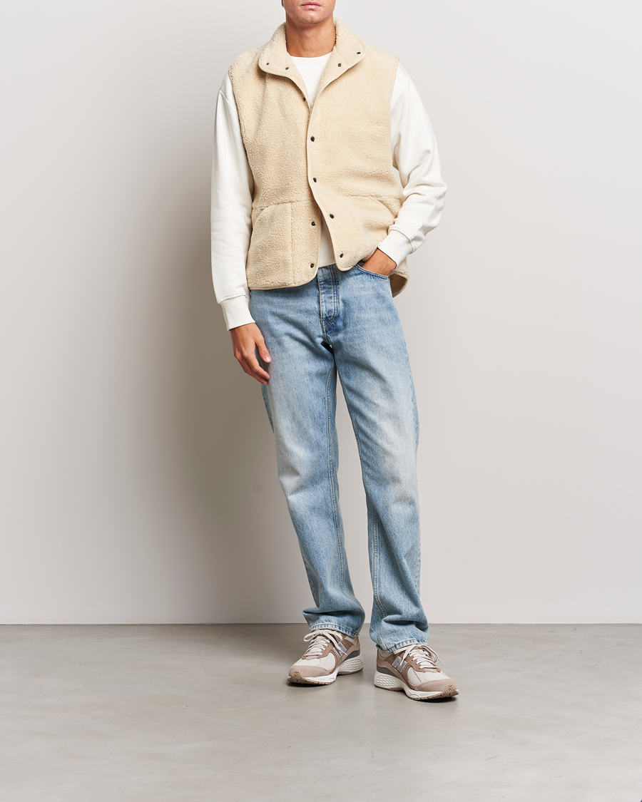 Herre | Vester | Samsøe Samsøe | Carlo Fleece Vest Brown Rice
