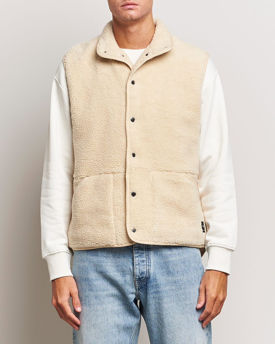 Herre | Salg | Samsøe Samsøe | Carlo Fleece Vest Brown Rice