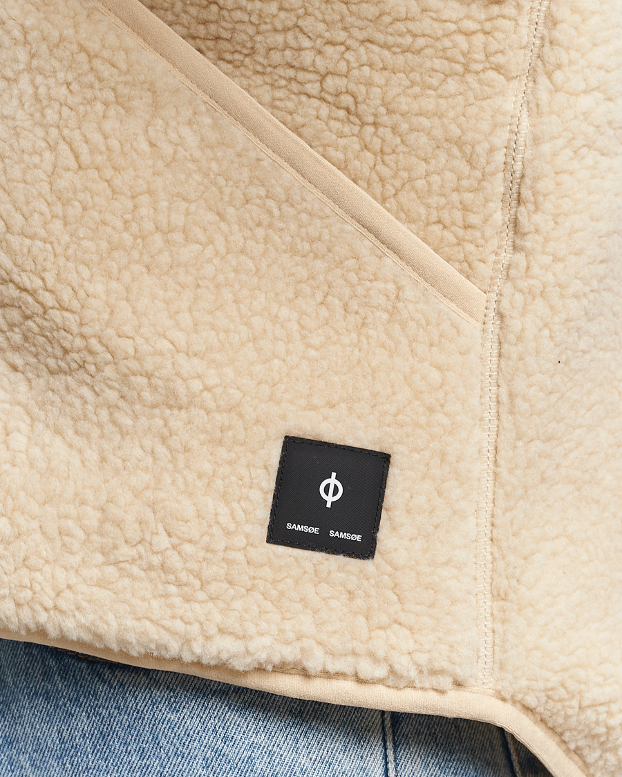 Herre | Vester | Samsøe Samsøe | Carlo Fleece Vest Brown Rice