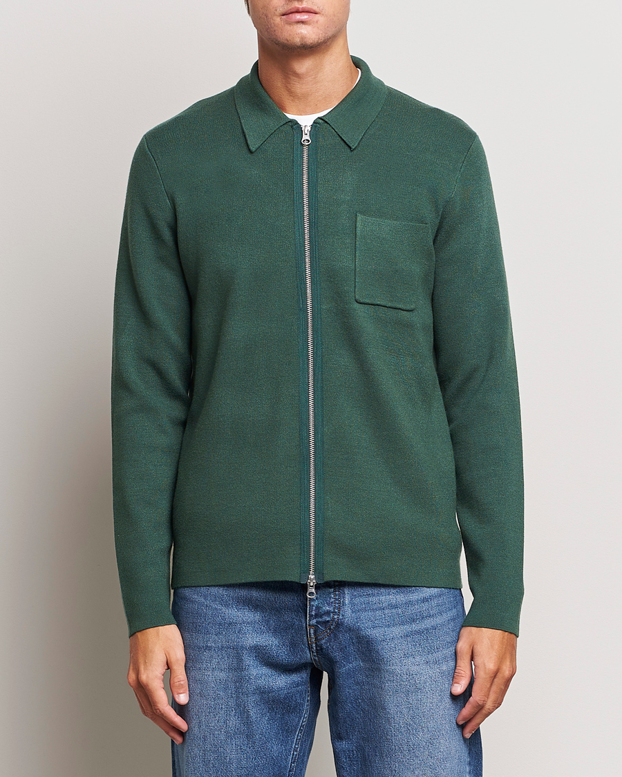 Herre | Samsøe & Samsøe | Samsøe & Samsøe | Guna Full Zip Garden Topiary