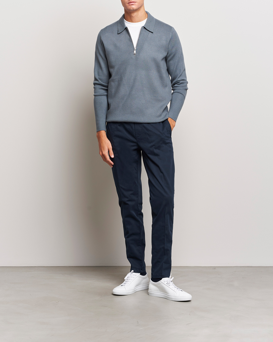 Herre | Gensere | Samsøe Samsøe | Samsøe & Samsøe Guna Half Zip Stormy Weather