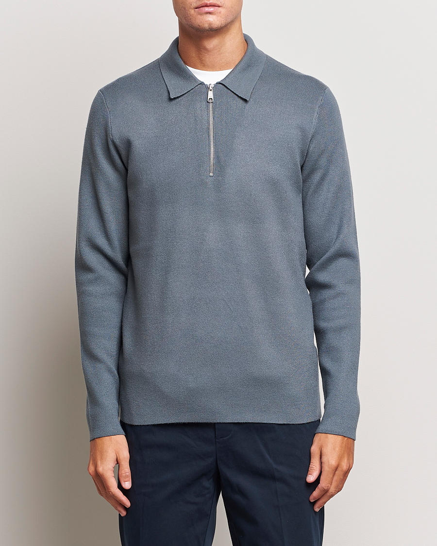 Herre | Gensere | Samsøe Samsøe | Samsøe & Samsøe Guna Half Zip Stormy Weather