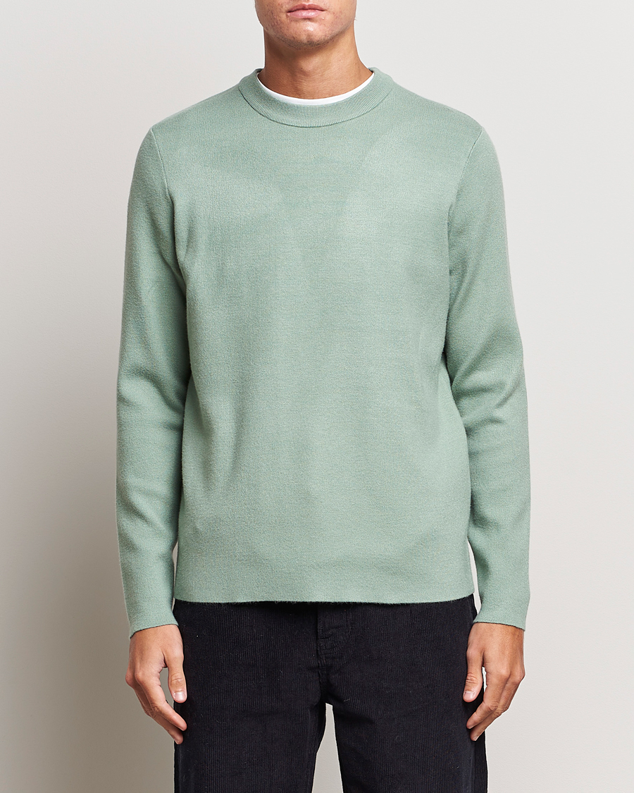 Herre | Gensere | Samsøe Samsøe | Samsøe & Samsøe Guna Crew Neck Iceberg Green