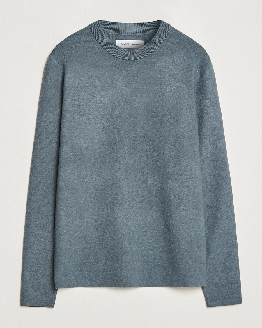 Herre | Gensere | Samsøe Samsøe | Samsøe & Samsøe Guna Crew Neck Stormy Weather