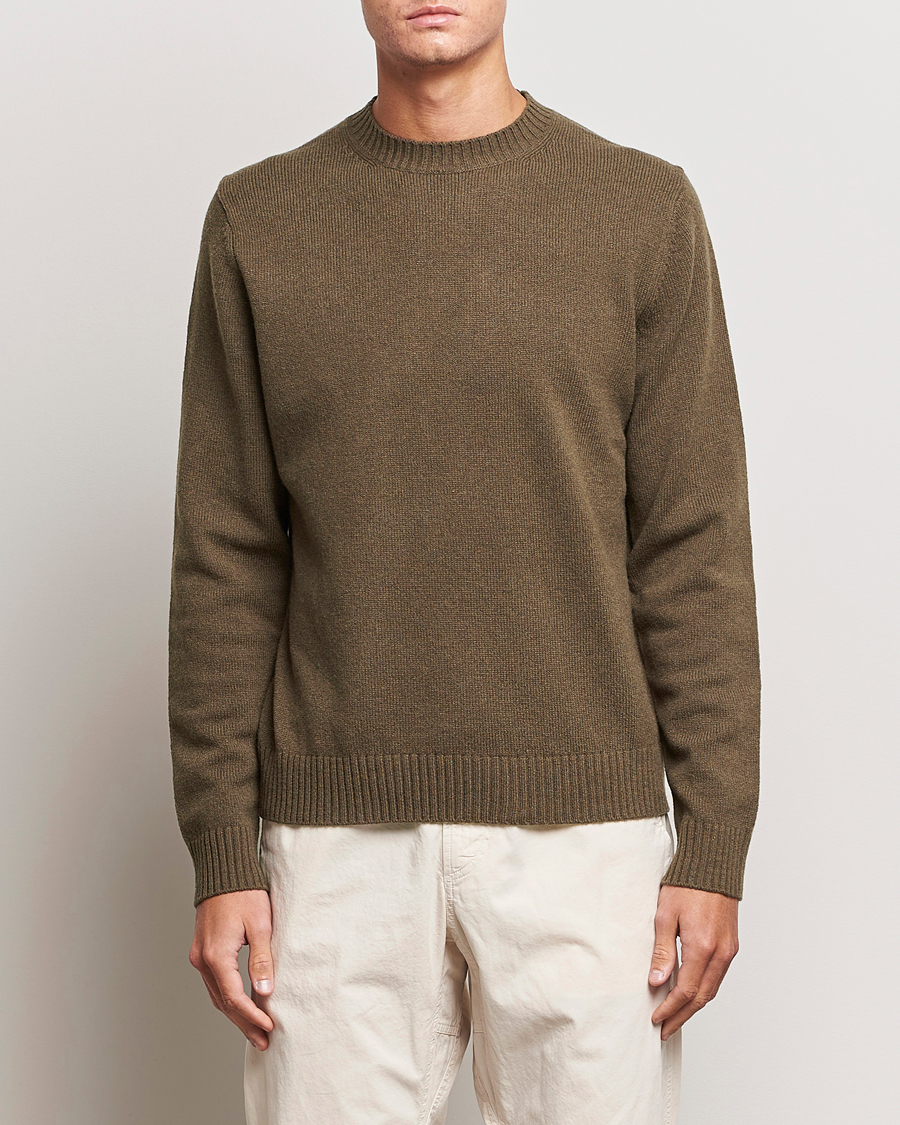 Herre | Gensere | Samsøe Samsøe | Samsøe & Samsøe Syllie Wool Crew Neck Crocodile
