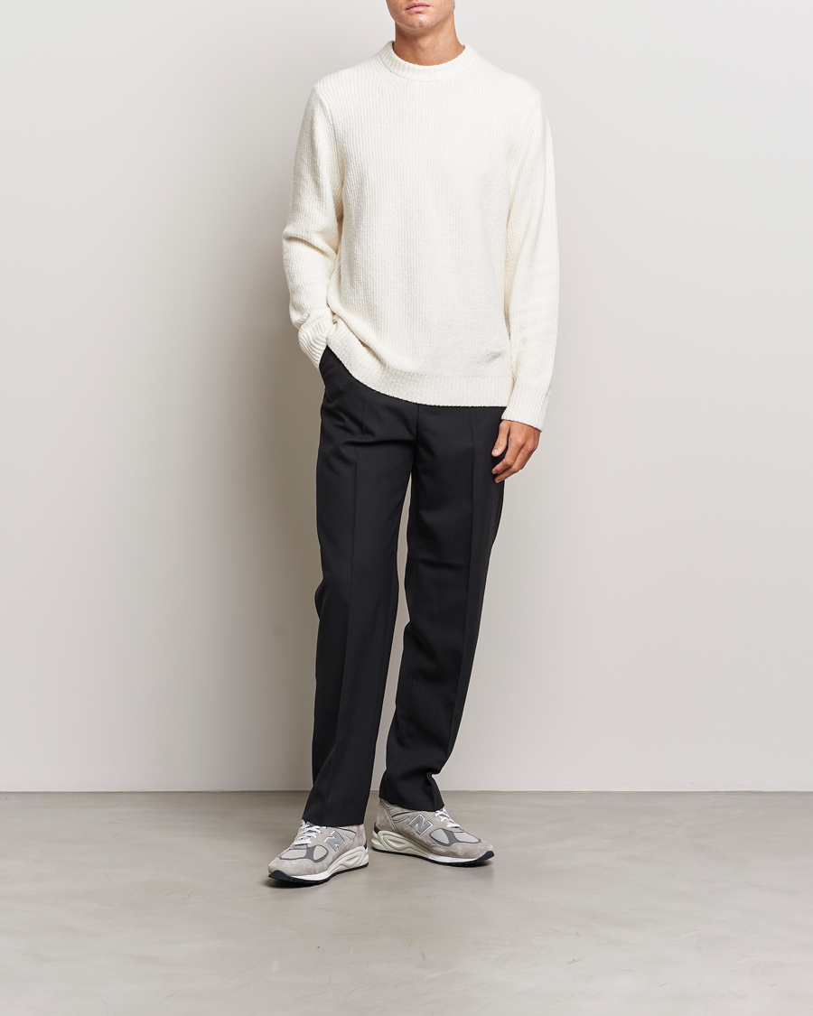 Herre | Gensere | Samsøe Samsøe | Alts Heavy Knitted Crew Neck Clear Cream