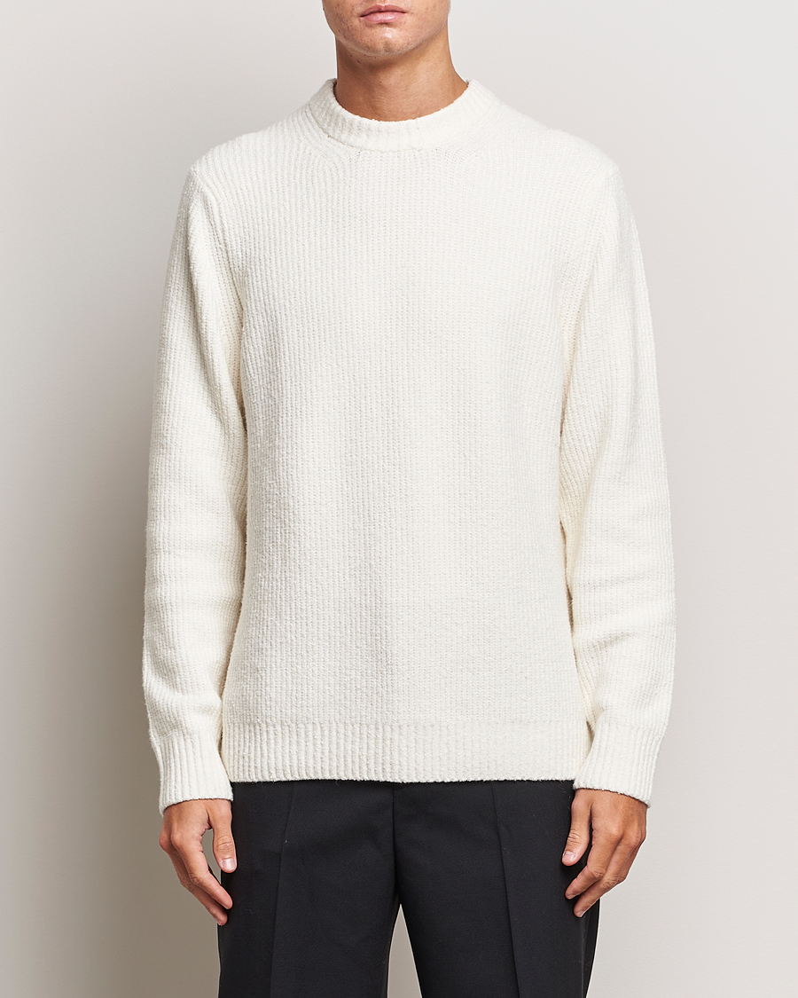 Herre | Gensere | Samsøe Samsøe | Alts Heavy Knitted Crew Neck Clear Cream