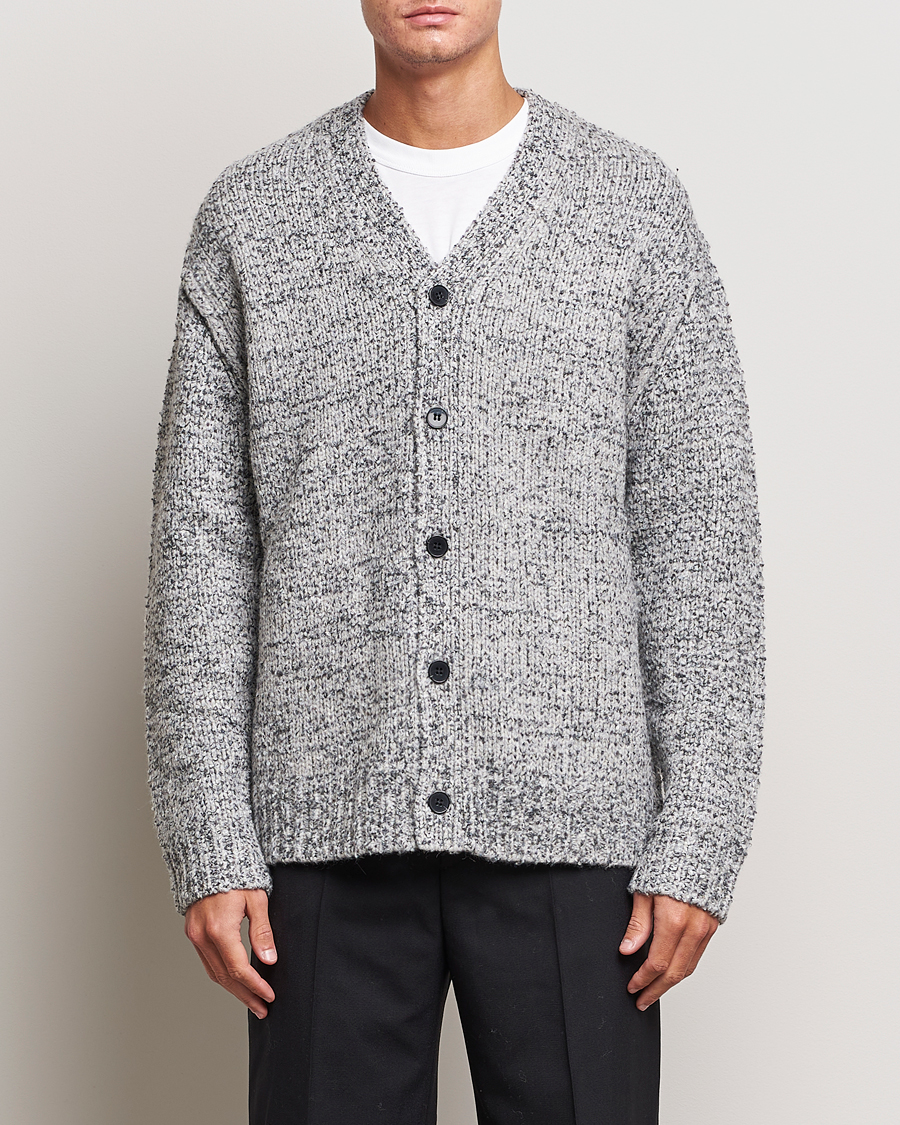 Herre | Gensere | Samsøe Samsøe | Samsøe & Samsøe Max Knitted Cardigan Grey Melange