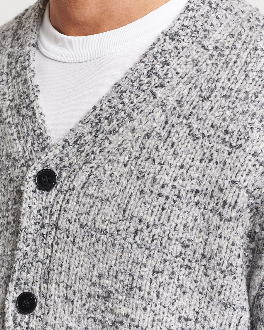 Herre | Gensere | Samsøe Samsøe | Samsøe & Samsøe Max Knitted Cardigan Grey Melange