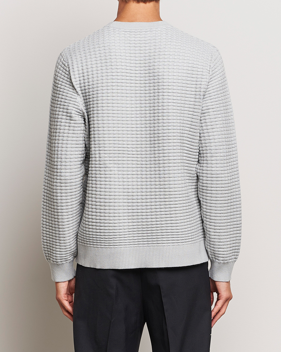 Herre | Gensere | Samsøe Samsøe | Samsøe & Samsøe Jules Waffle Knitted Crew Neck High Rise Grey