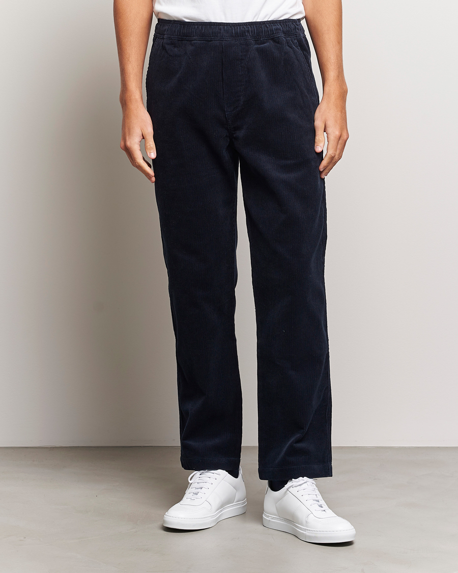 Herre | Samsøe & Samsøe | Samsøe & Samsøe | Jabari Corduroy Trousers Salute Navy
