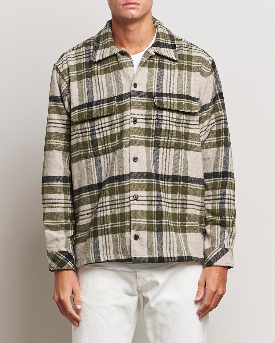 Herre |  | Samsøe & Samsøe | Castor Checked Overshirt Sphagnum Multi