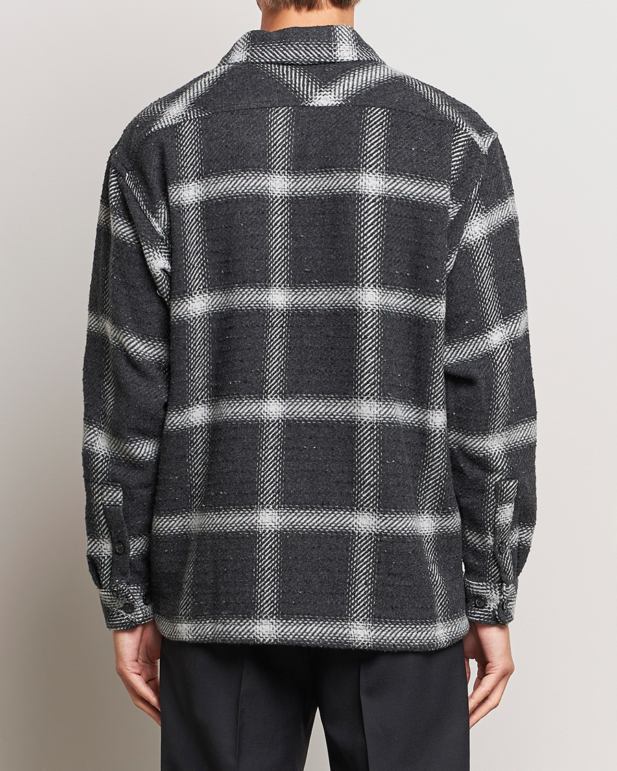Herre | Skjorter | Samsøe Samsøe | Samsøe & Samsøe Castor Checked Overshirt Black Multi