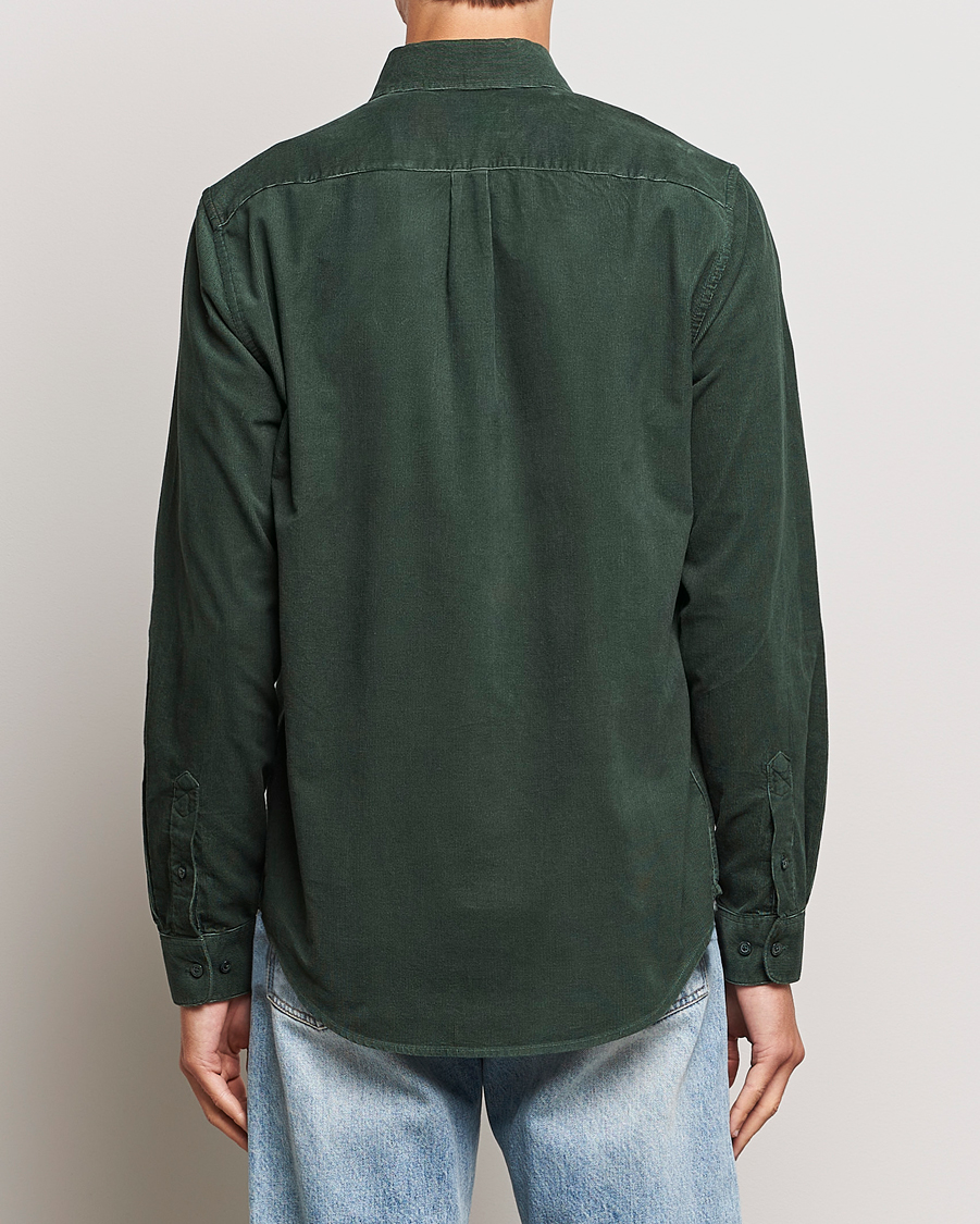 Herre | Skjorter | Samsøe Samsøe | Samsøe & Samsøe Liam Baby Cord Shirt Garden Topiary