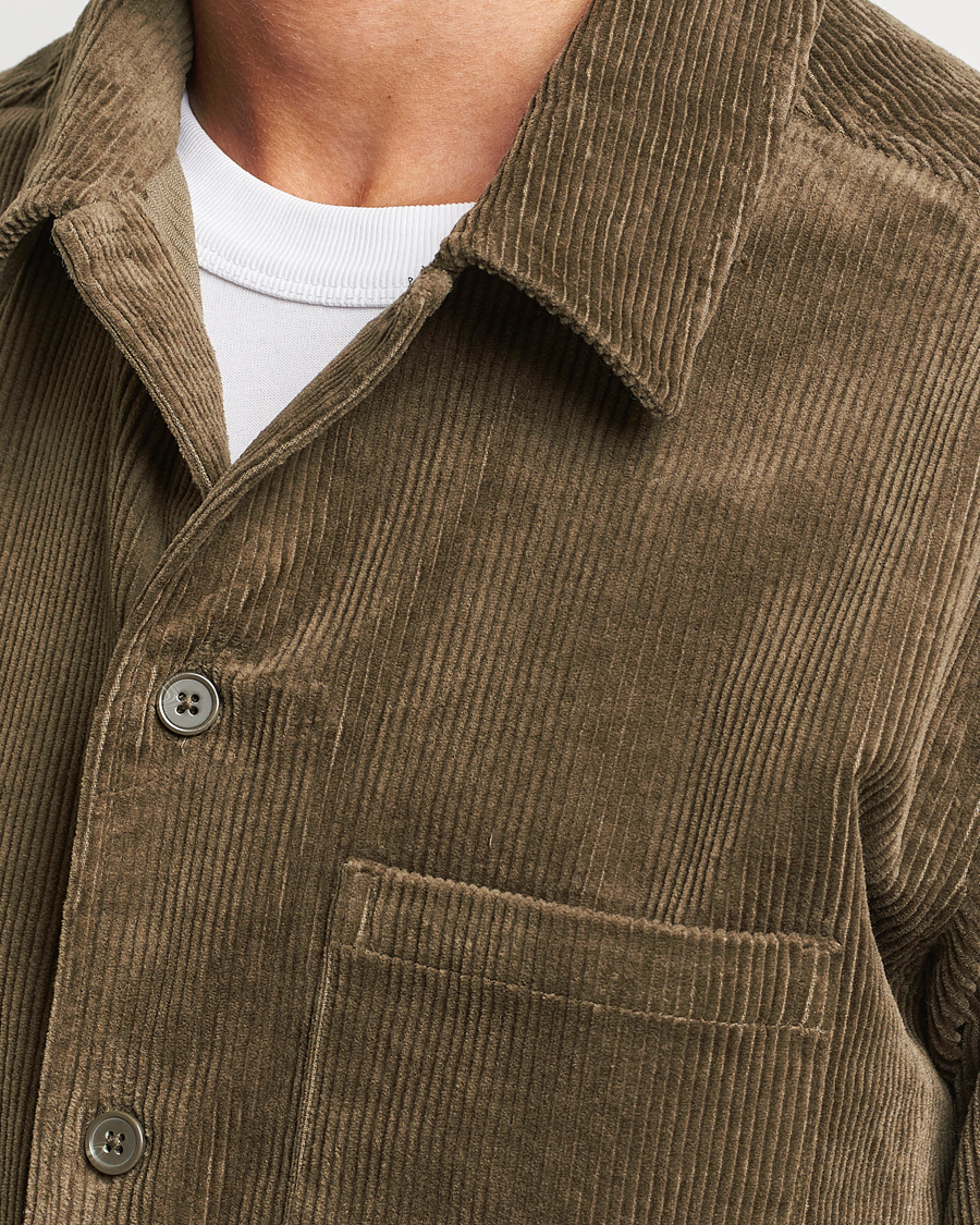 Herre | Skjorter | Samsøe Samsøe | Samsøe & Samsøe Damon Corduroy Overshirt Crocodile