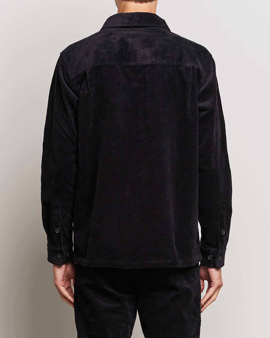 Herre | Skjorter | Samsøe Samsøe | Samsøe & Samsøe Damon Corduroy Overshirt Black