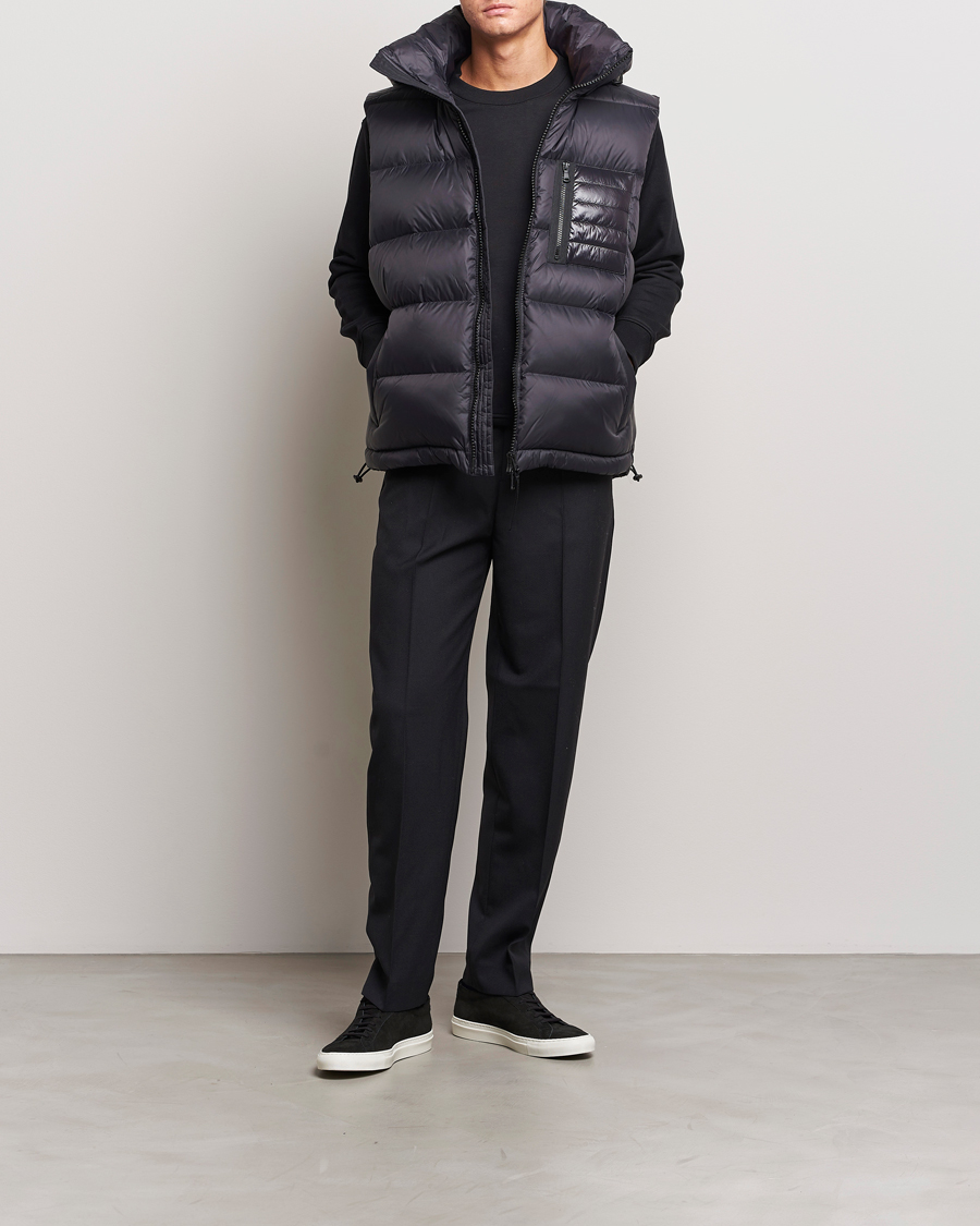 Herre | Jakker | J.Lindeberg | Duke Hoodded Down Vest Black