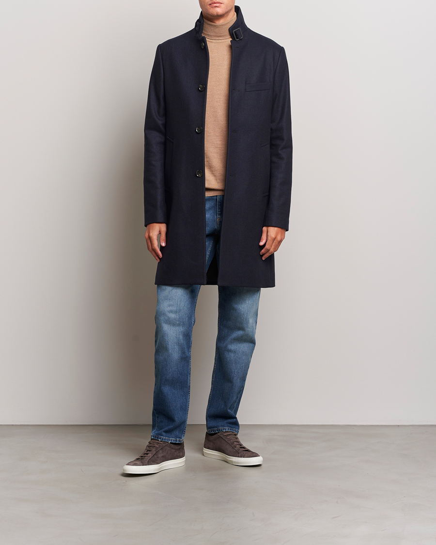 Herre | Jakker | J.Lindeberg | Holger Melton Coat Navy