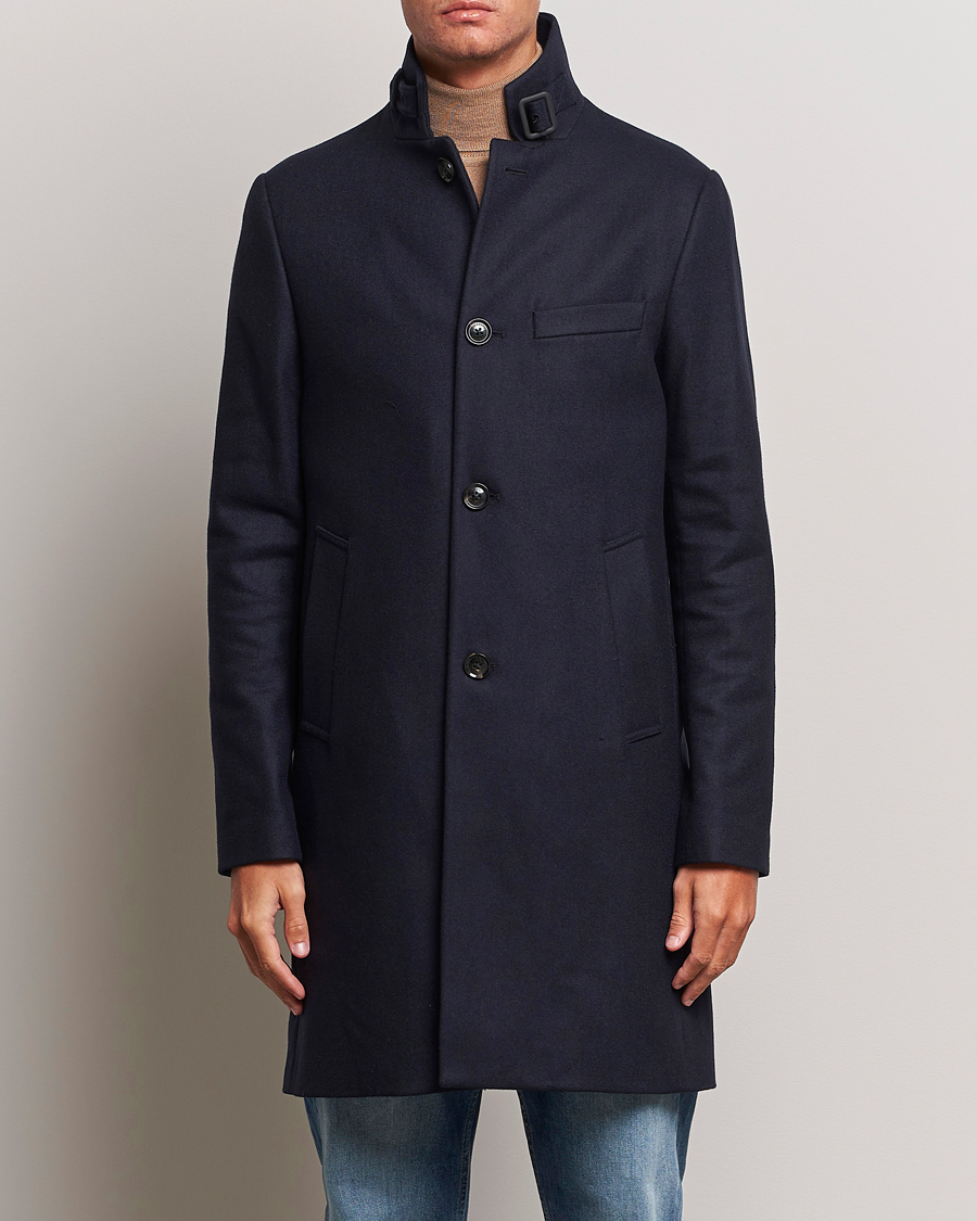 Herre | Jakker | J.Lindeberg | Holger Melton Coat Navy