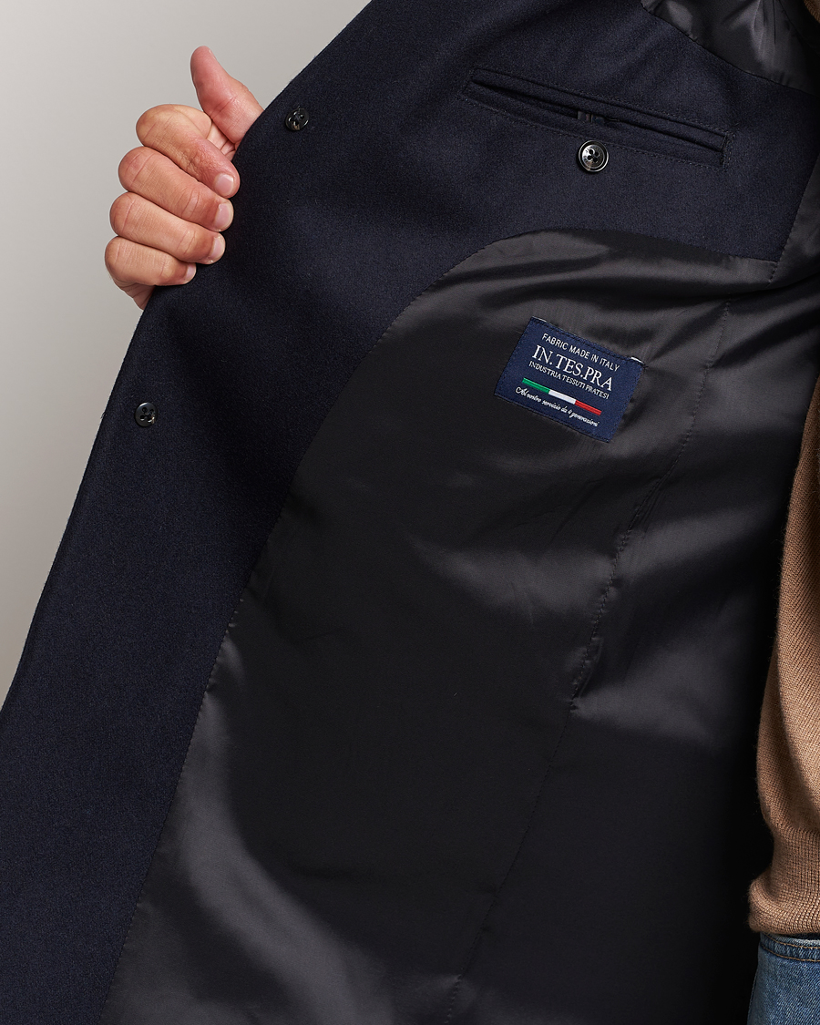 Herre | Jakker | J.Lindeberg | Holger Melton Coat Navy