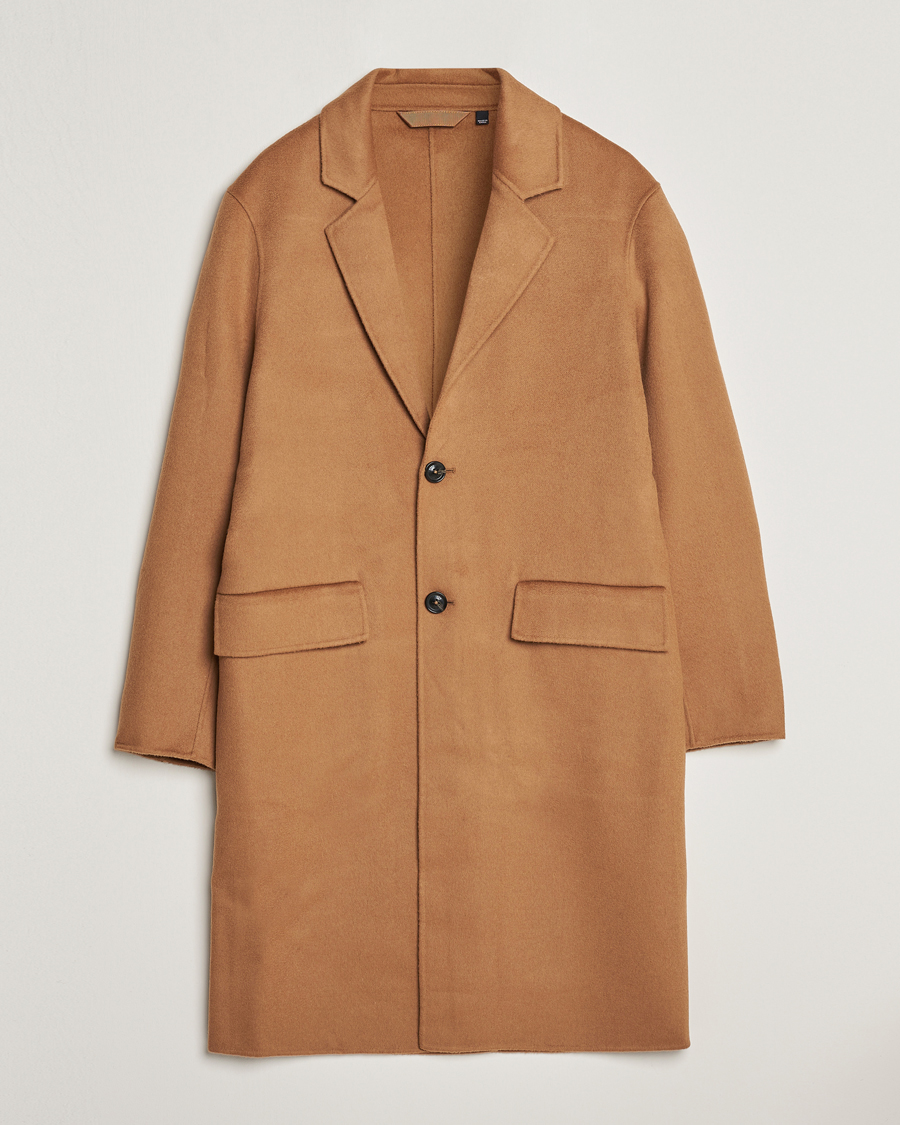 Herre | Jakker | J.Lindeberg | Diego Unlined Wool/Cashmere Coat Chipmunk