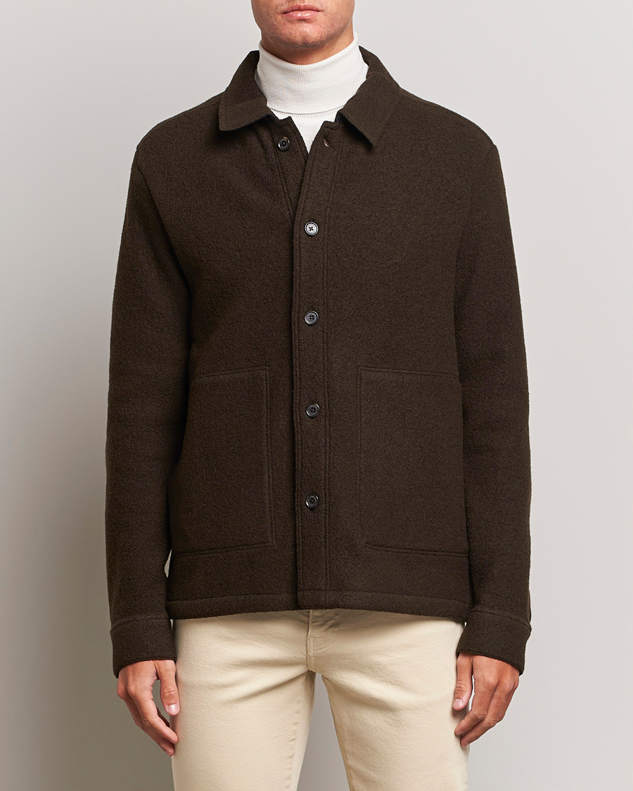 Herre | Jakker | J.Lindeberg | Boyd Wool Overshirt Delicioso
