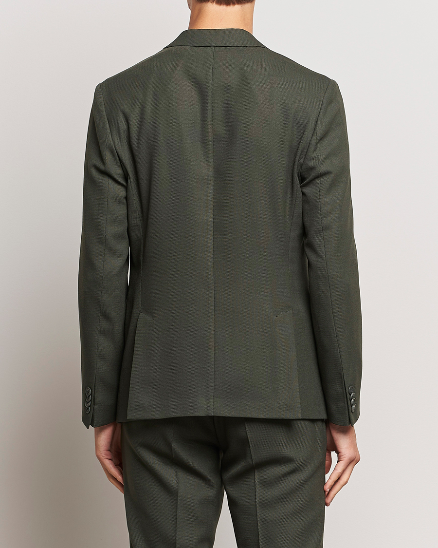 Herre | Dressjakker | J.Lindeberg | Hopper Active Hopsack Blazer Forest Green