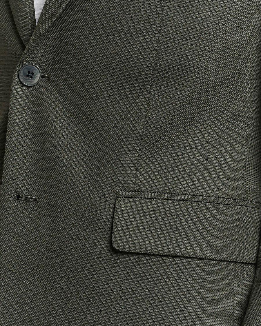Herre | Dressjakker | J.Lindeberg | Hopper Active Hopsack Blazer Forest Green