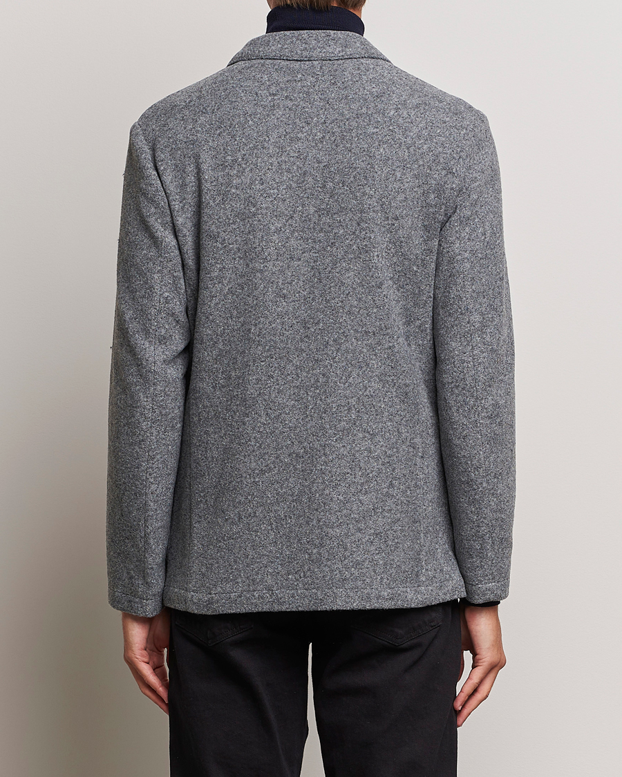 Herre | Dressjakker | J.Lindeberg | Carlton Wool Cardigan Blazer Mid Grey Mel