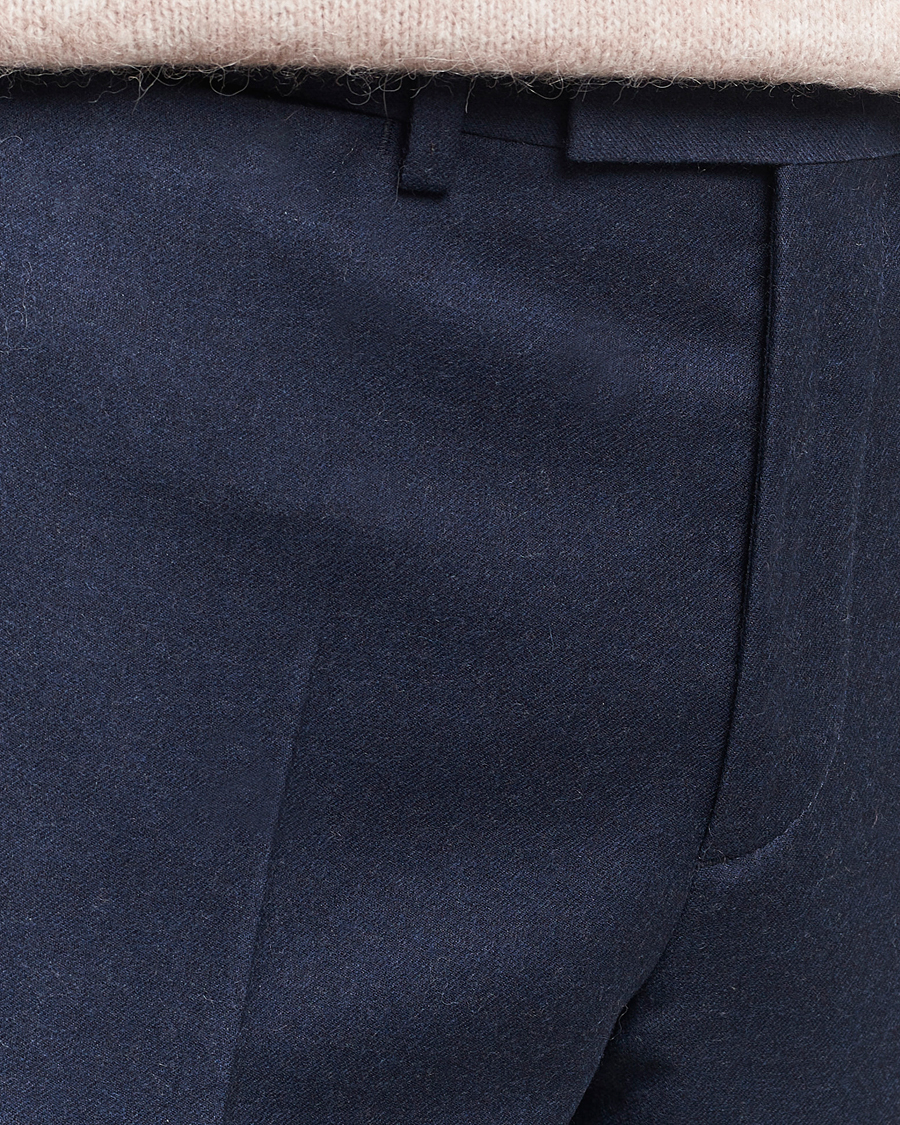 Herre | Bukser | J.Lindeberg | Grant Stretch Flannel Trousers Navy