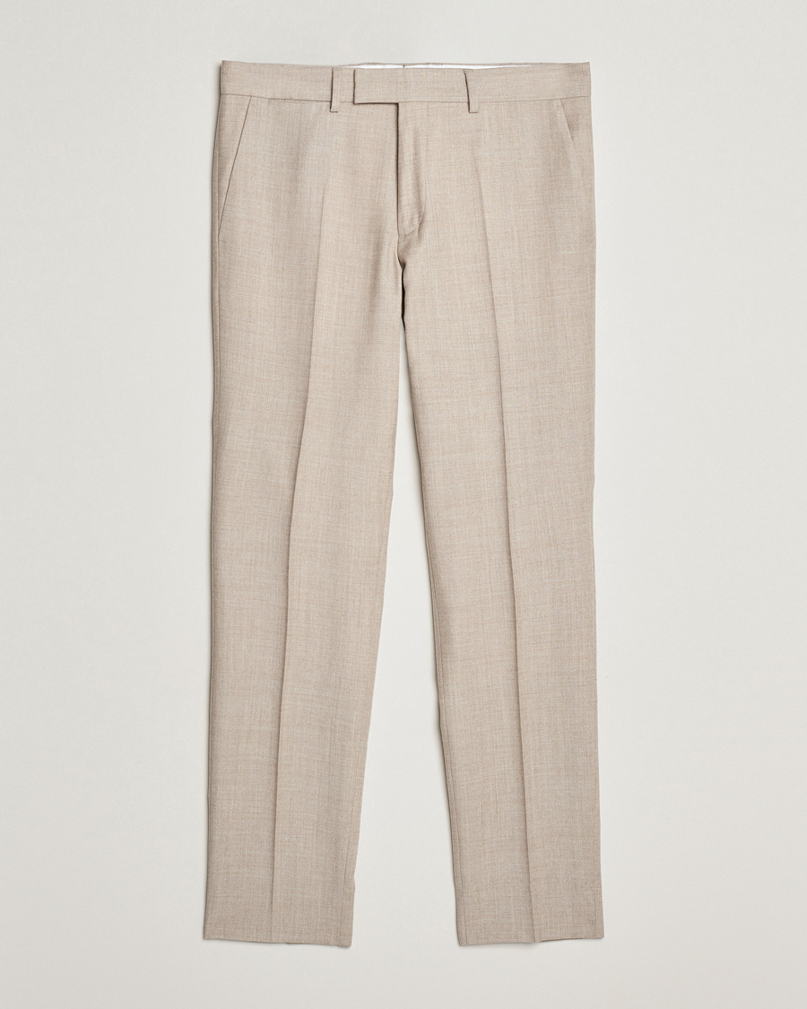 Herre | | J.Lindeberg | Grant Stretch Flannel Trousers Oyster Grey