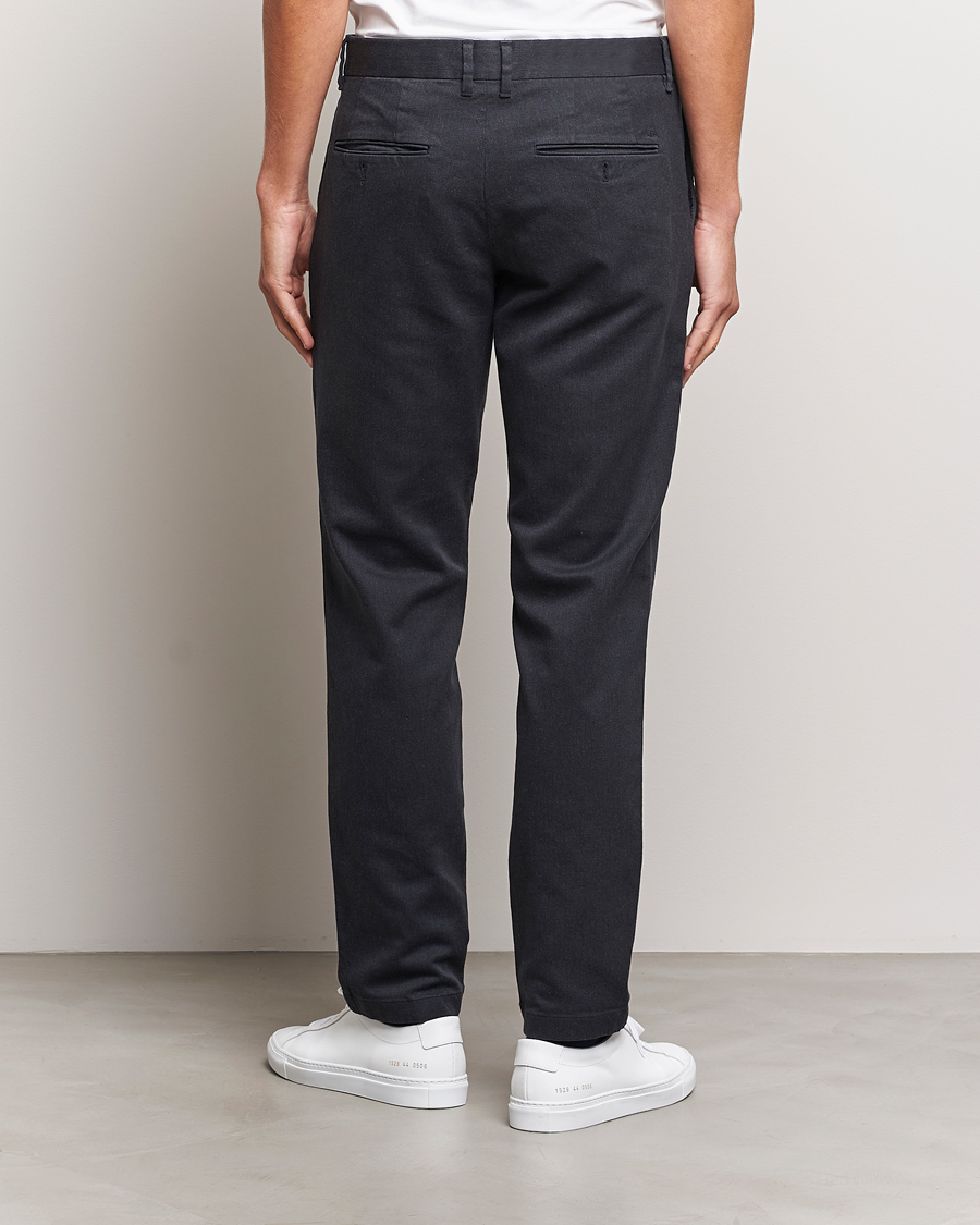 Herre | Bukser | J.Lindeberg | Chaze Flannel Twill Pants Dark Grey