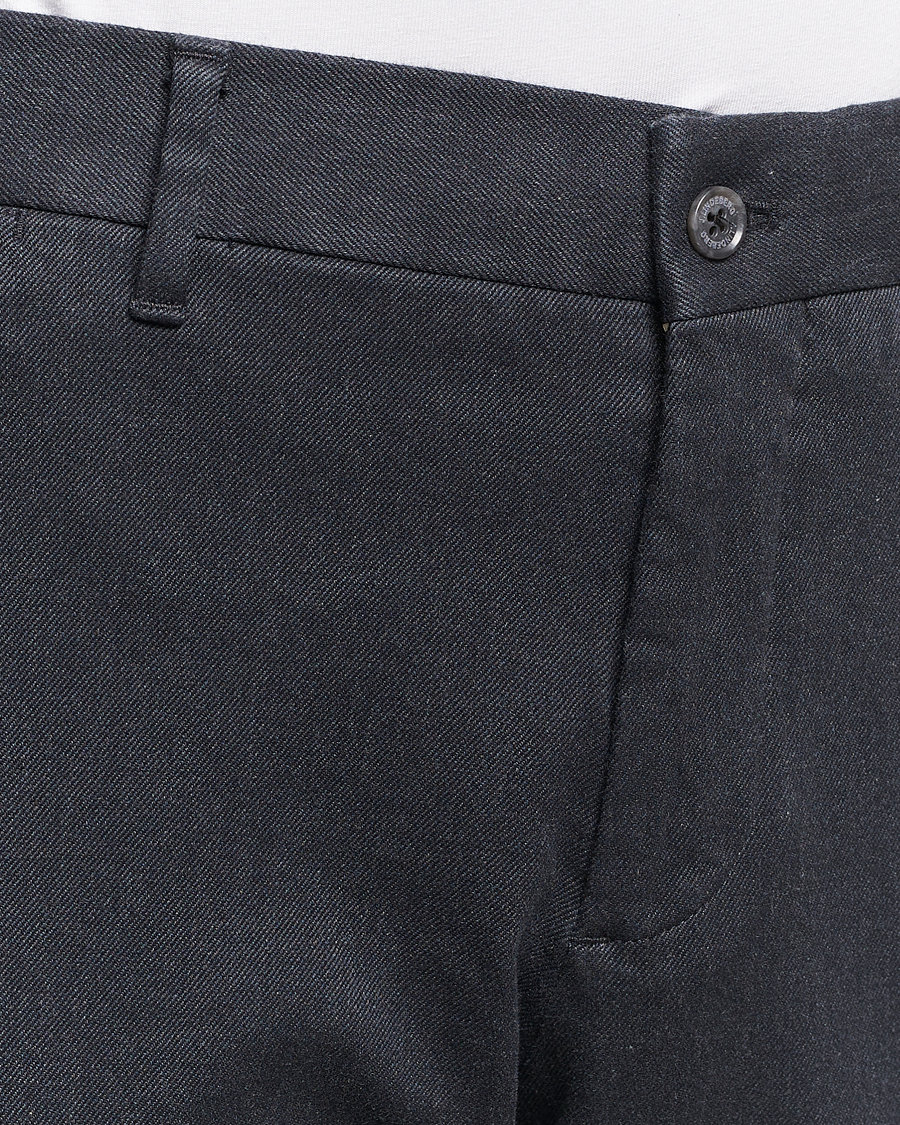 Herre | Bukser | J.Lindeberg | Chaze Flannel Twill Pants Dark Grey