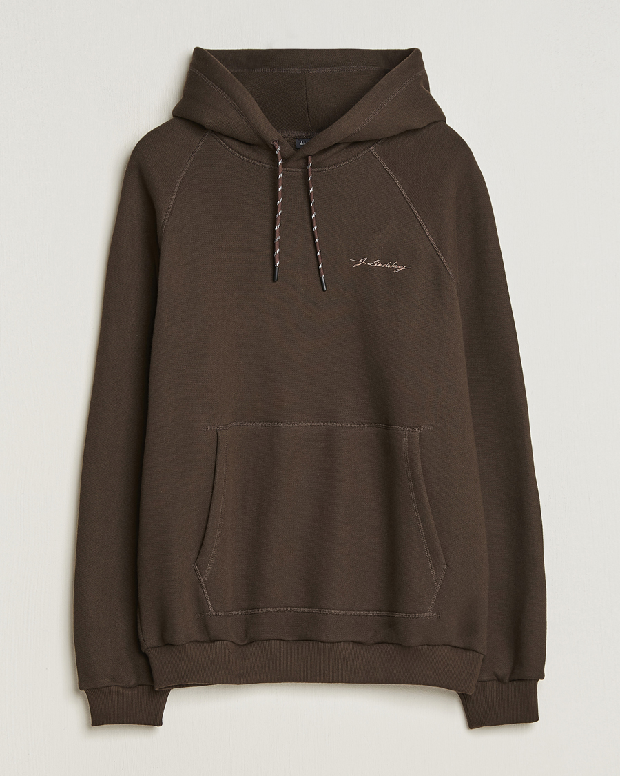 Herre | Gensere | J.Lindeberg | Wildwood Cotton Hoodie Delicioso