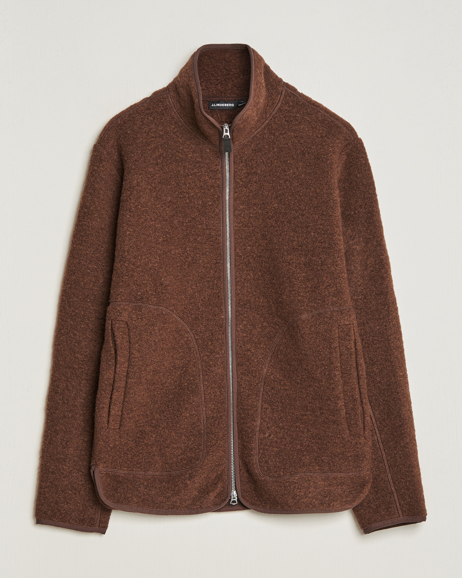 Herre | Gensere | J.Lindeberg | Dustin Wool Fleece Jacket Delicioso