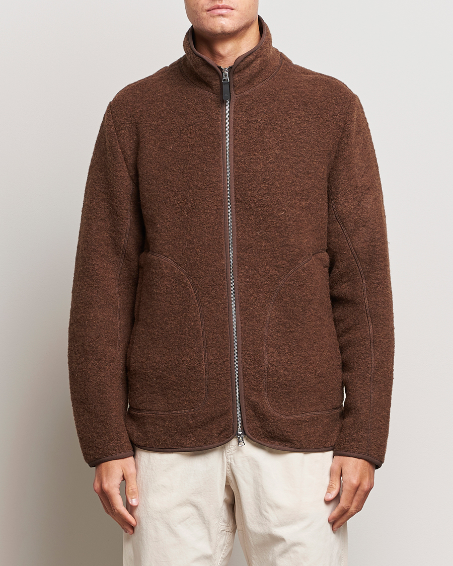 Herre | 60% salg | J.Lindeberg | Dustin Wool Fleece Jacket Delicioso