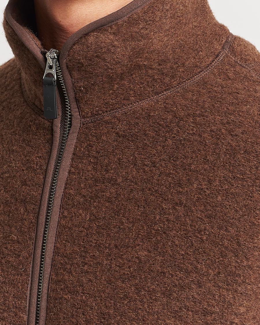 Herre | Gensere | J.Lindeberg | Dustin Wool Fleece Jacket Delicioso