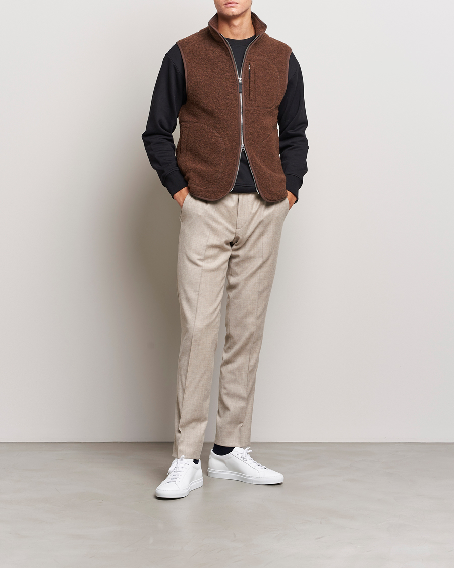 Herre | Gensere | J.Lindeberg | Duncan Wool Fleece Vest Delicioso