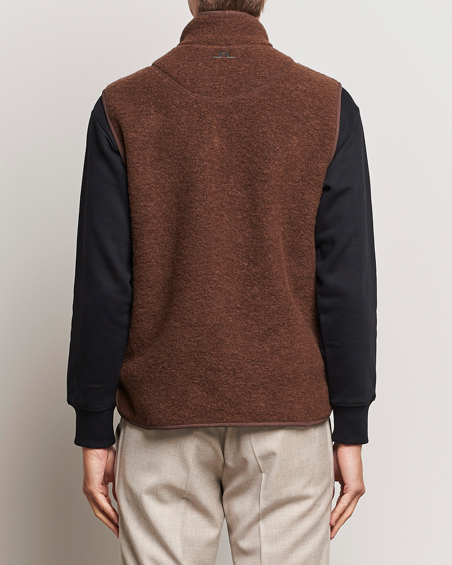 Herre | Gensere | J.Lindeberg | Duncan Wool Fleece Vest Delicioso