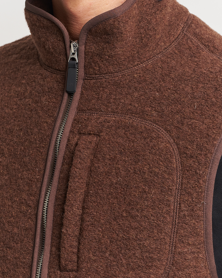 Herre | Gensere | J.Lindeberg | Duncan Wool Fleece Vest Delicioso