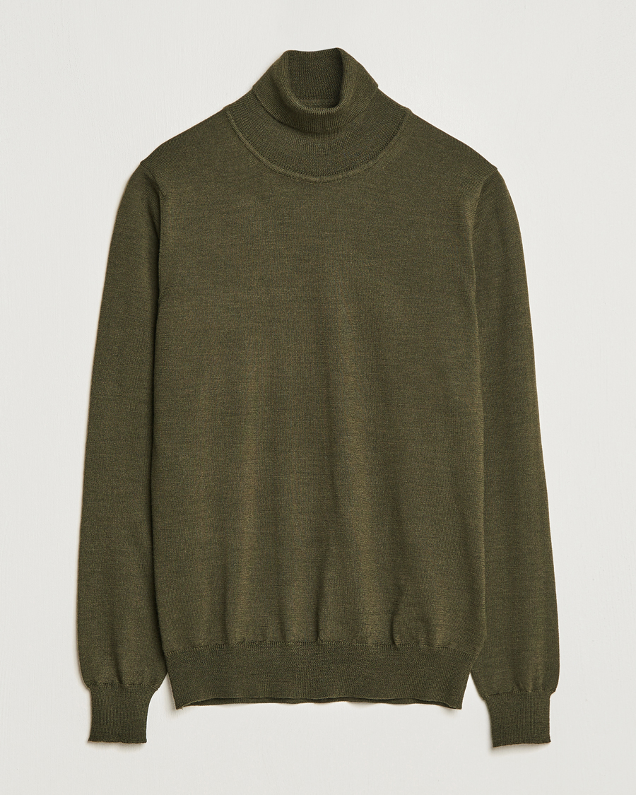 Herre |  | J.Lindeberg | Lyd True Merino Polo Forest Green