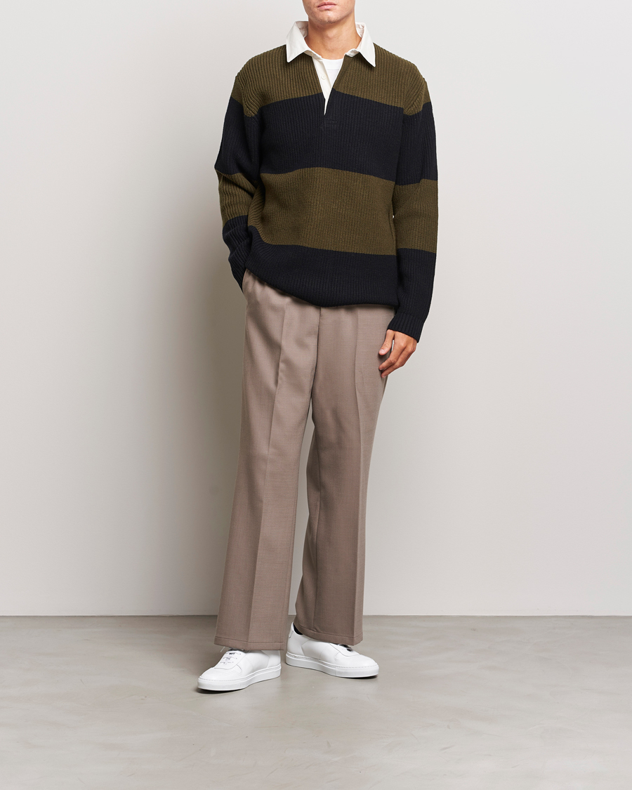 Herre | Gensere | J.Lindeberg | Larkspur Knitted Rugby Black