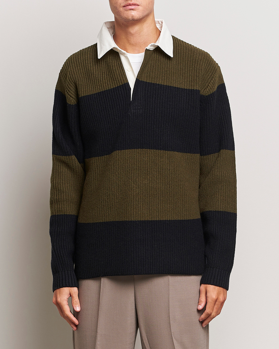 Herre | J.Lindeberg | J.Lindeberg | Larkspur Knitted Rugby Black