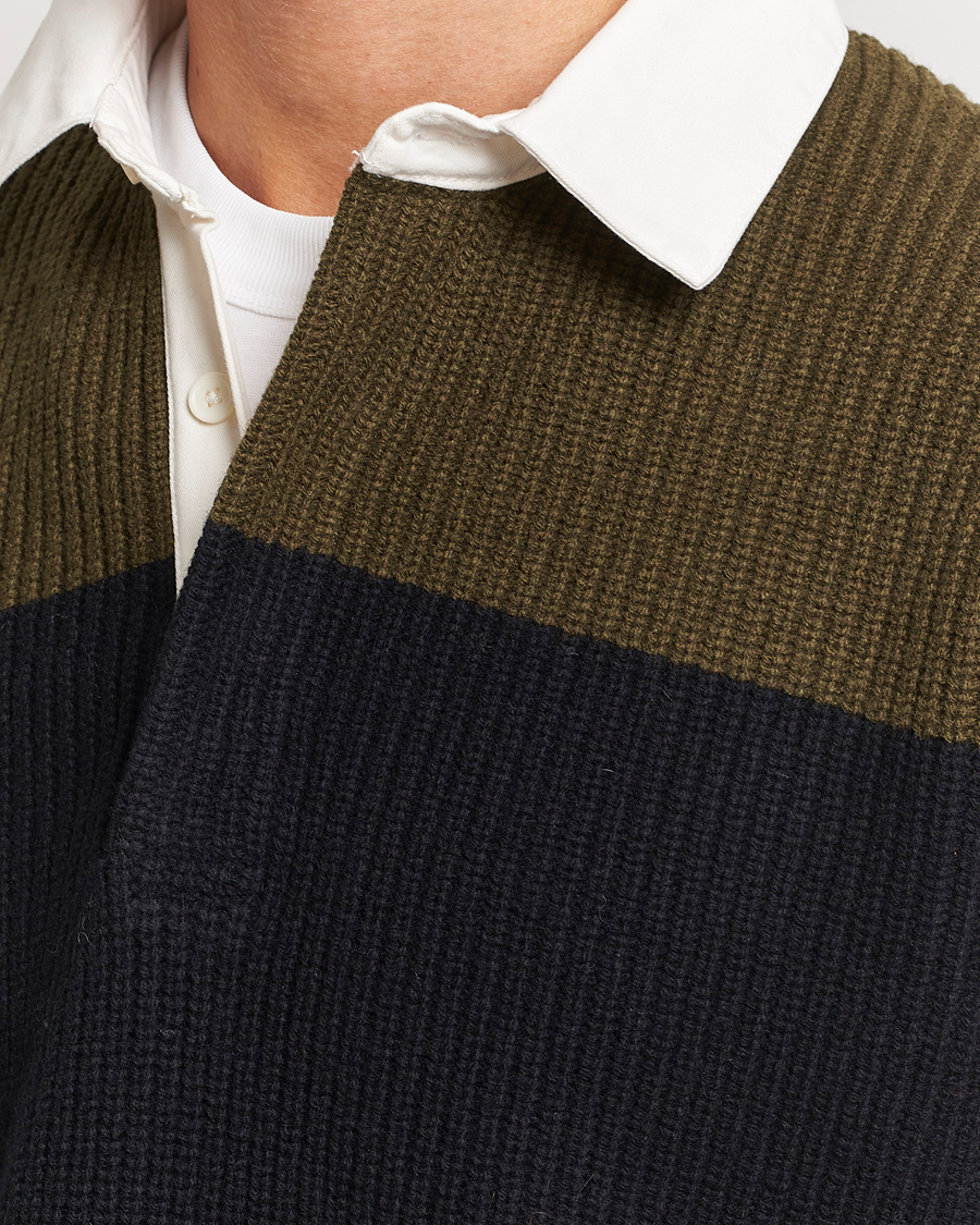 Herre | Gensere | J.Lindeberg | Larkspur Knitted Rugby Black