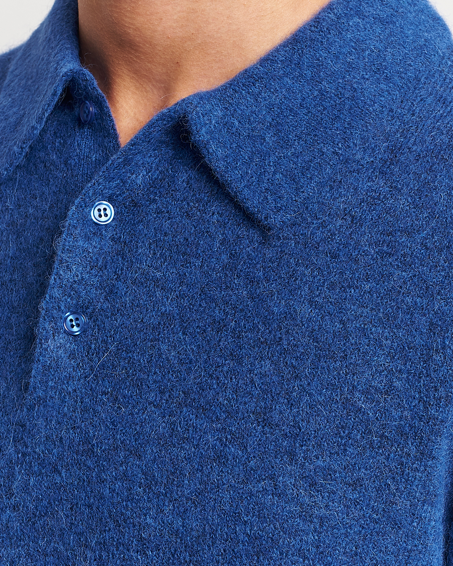 Herre | Gensere | J.Lindeberg | Hayden Hairy Polo Knit Surf The Web