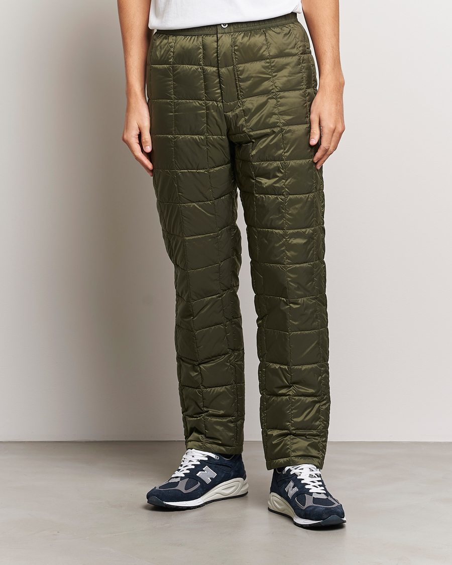 Herre | Bukser | TAION | Regular Straight Down Pants Dark Olive
