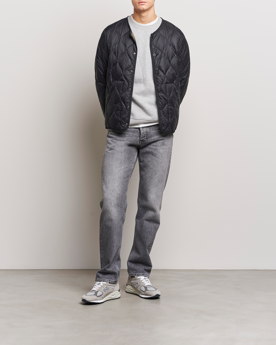 Herre | Jakker | TAION | Military Crew Neck Down Jacket Black